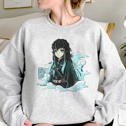 Muichiro Tokito hoodies women funny 90s aesthetic sweatshirts clothing female Korean style Hood