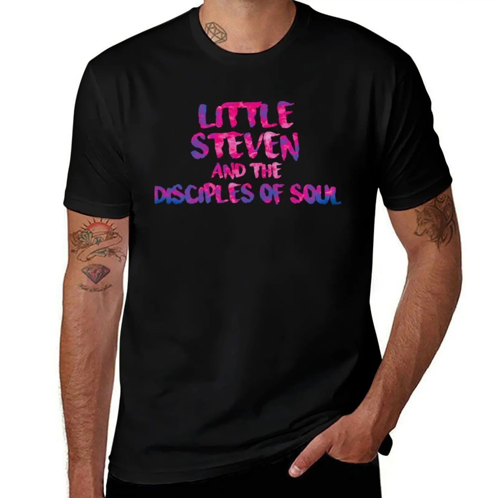 

little steven T-Shirt summer top plain quick-drying Funny t-shirts T-shirt men