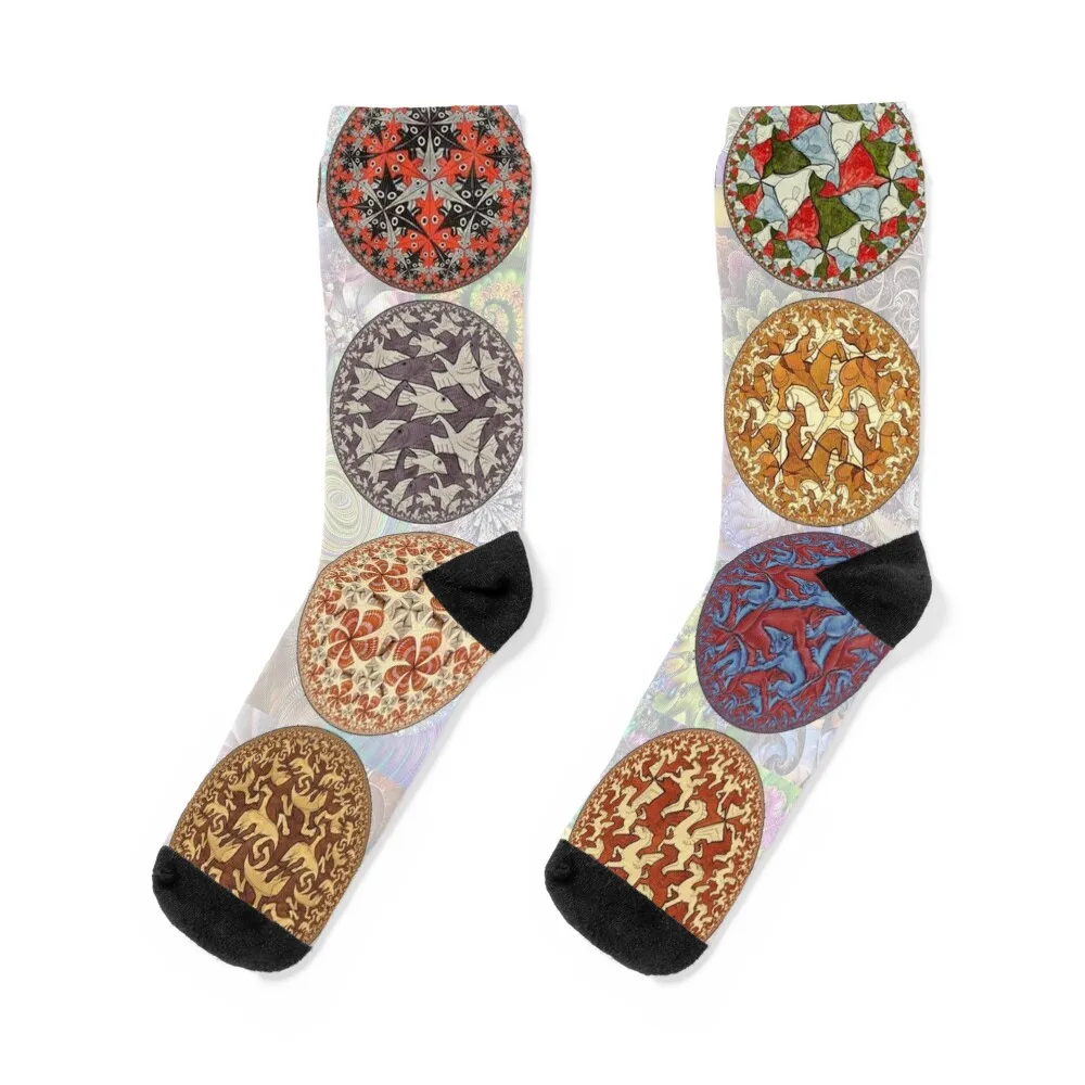 

M.C. Escher Socks christmass gift hockey Novelties tennis Women's Socks Men's