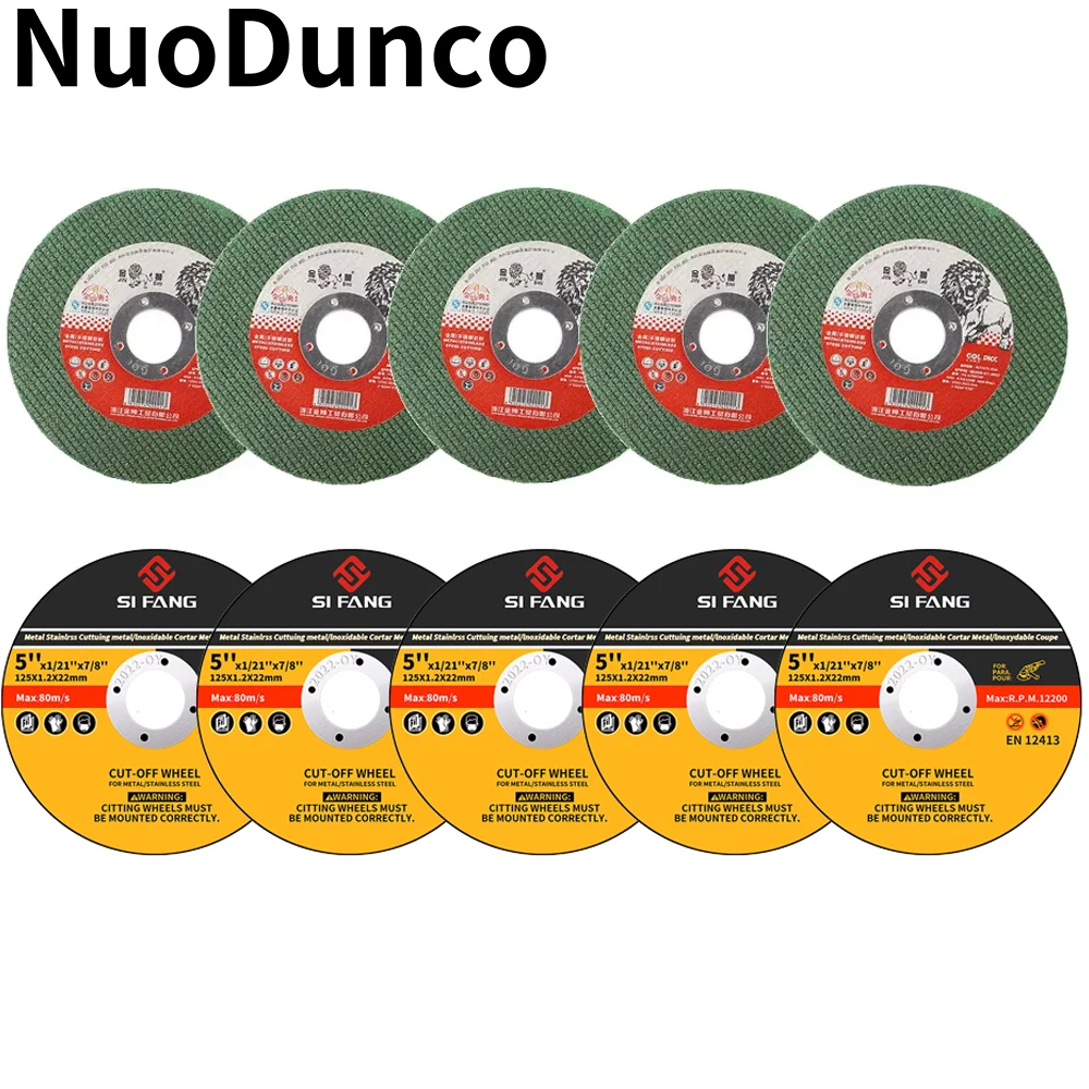 

5 Inch Metal Cutting Disc Angle Grinder Saw Blade Resin Grinding Wheel for Stainless Steel Iron Metal Durable Wood Cutting Tool