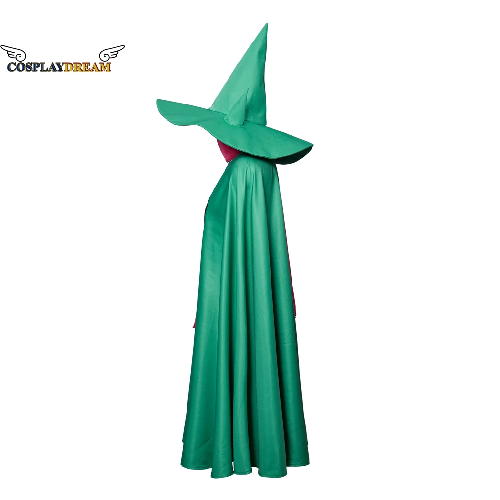 Game Undertale Deltarune Ralsei Cosplay Ralsei Hoodie Cloak Cape with Hat and Scarf Outfit Halloween Costume for Men Women