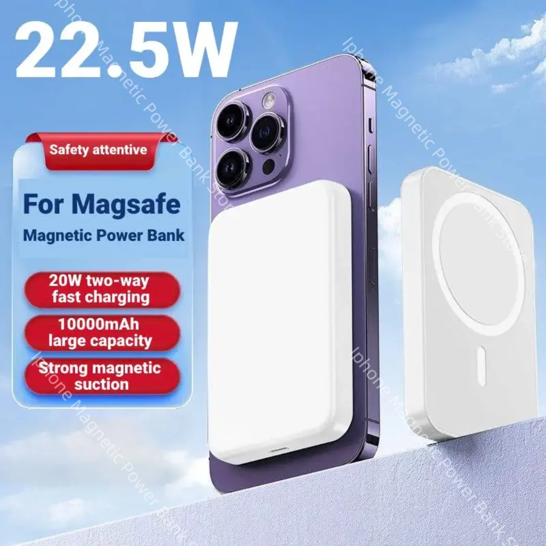 

Best 50000Mah Magnetic Wireless Power Bank Outdoor Emergency Mini Power Bank for iPhone 12-16 Series Fast Charging with Type-C