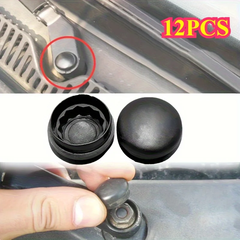 

12pcs Car Front Windshield Wiper Arm Nut Cap Screw Cover Suitable For Audi A6LS5Q5 Bentley Lamborghini Skoda Volkswagen