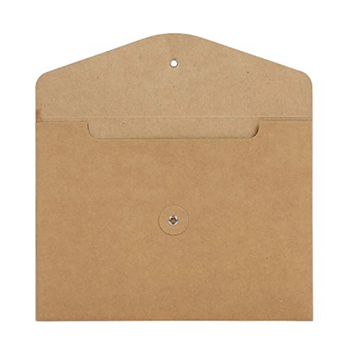 Y02A10Pcs Kraft String Envelope File Folders A5 Letter Size Document Organizer for Office School Brown