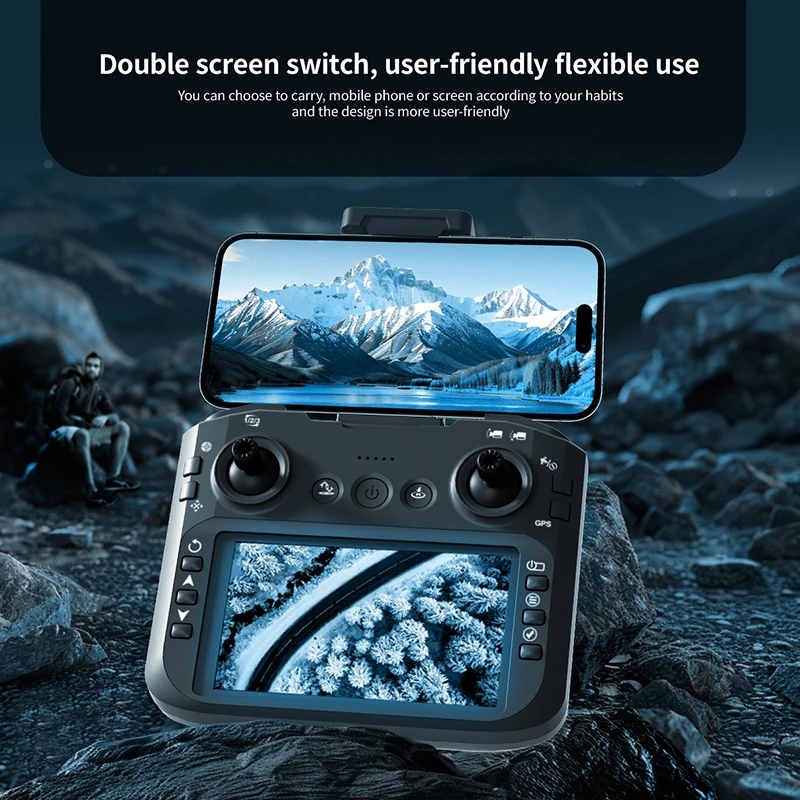 Drone 8K Professional Dual Camera GPS Avoidance Quadcopter Optical Flow Localization 3-side avoidance