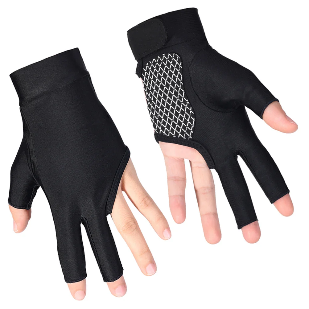 قفاز بلياردو رجالي خفيف الوزن مكون من 3 أصابع من BRIGHTFUFU، إكسسوار مريح للسنوكر