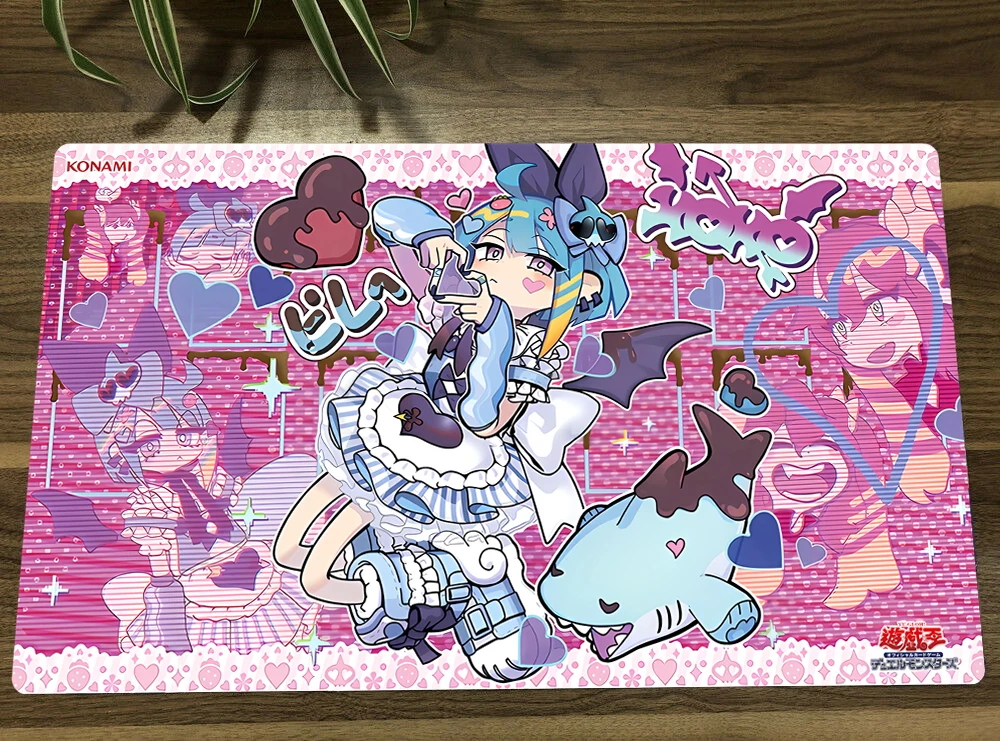 

YuGiOh Evil Twin Ki-sikil TCG CCG Mat Trading Card Game Mat Table Playmat Desk Gaming Play Mat Mouse Pad Mousepad 60x35cm