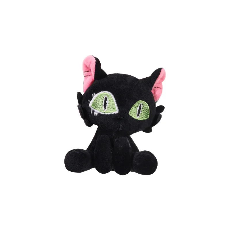 Daijin Cat and Sadaijin Black Cat Plushie Soft Stuffed Animal Doll Suzume No Tojimari Toy Birthday Gift for Baby Kids