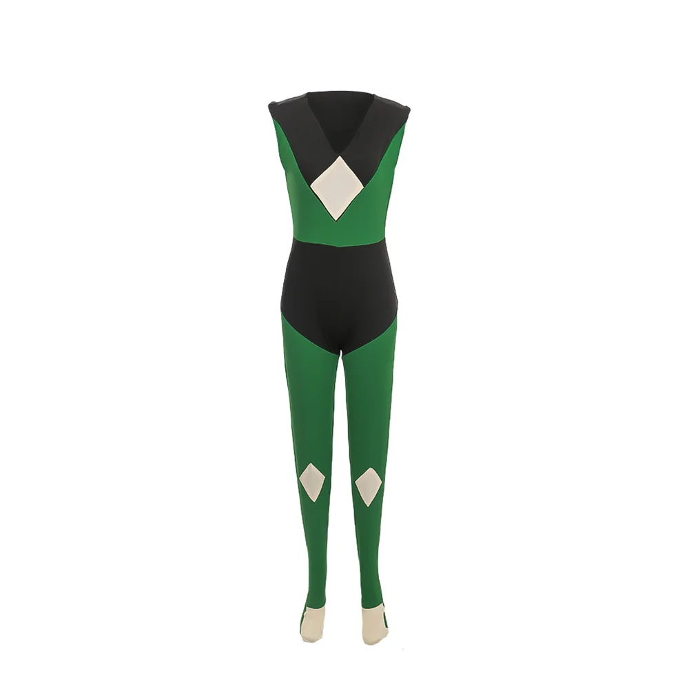 Steven Universe Peridot Cosplay Costume Women Girls Green Sleeveless Jumpsuit Halloween Party Bodysuit Custom Made