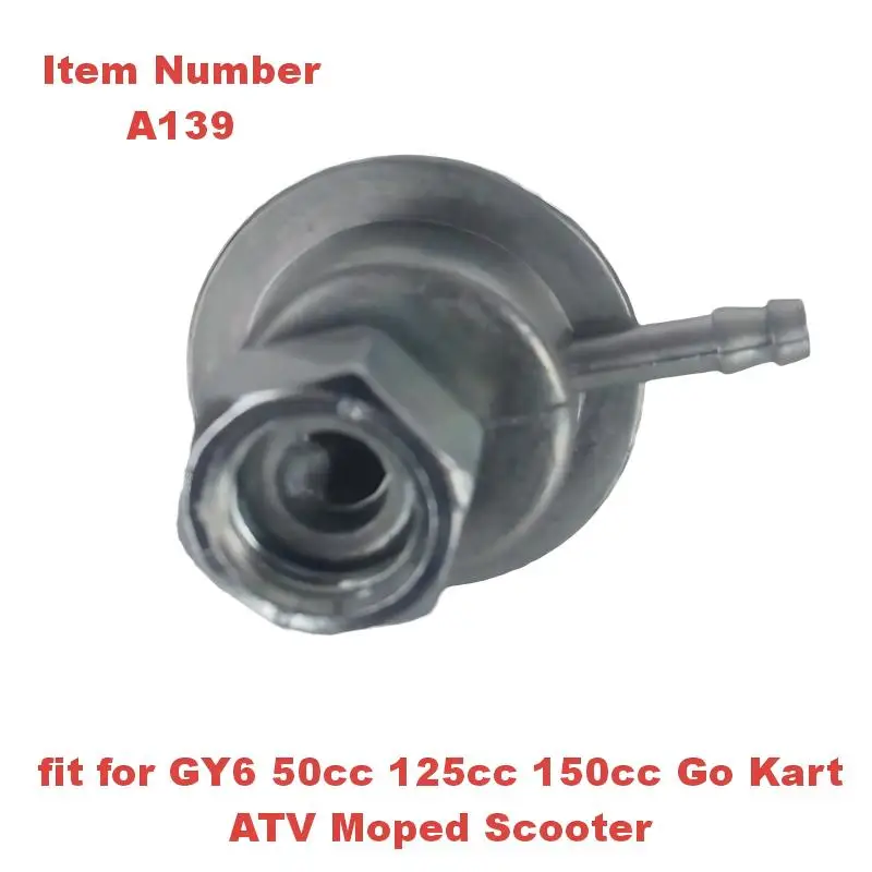 Fuel Gas Switch Pump Valve Petcock For Gy6 50cc 125cc 150cc Scooter Moped Go Kart ATV Fuel Gas Tank Petcock
