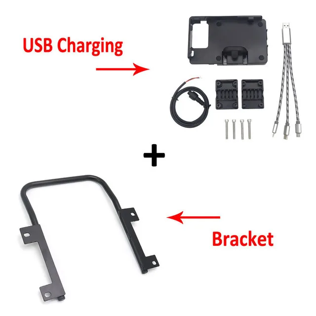 Suitable for CFMOTO Chunfeng 800MT motorcycle phone holder with USB wireless charging and GPS navigation function