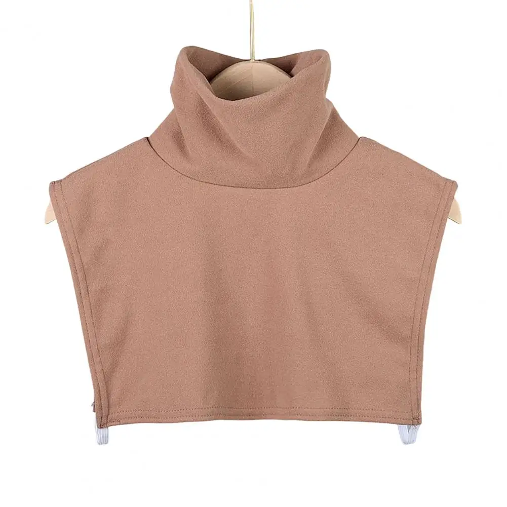 تمديد طوق الملابس على الوجهين المخملية وهمية طوق سحب أكثر من تصميم الرقبة العالية لخريف شتاء حامي الرقبة الباردة واقية #5