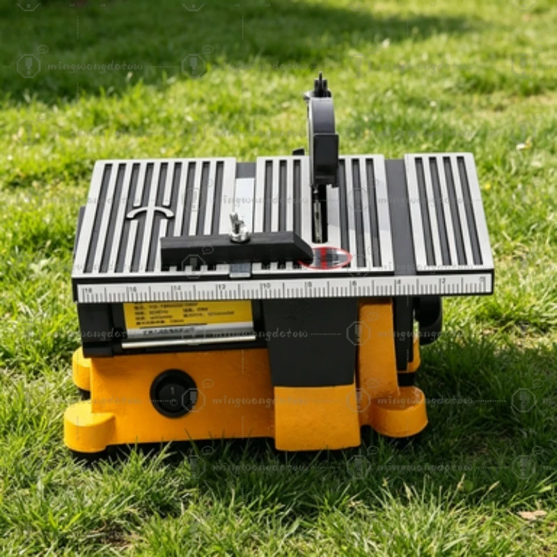 Multifunctional Mini Desktop Table Saw Portable Bench Saw for Wood Metal Glass Ceramic Tile Cutting