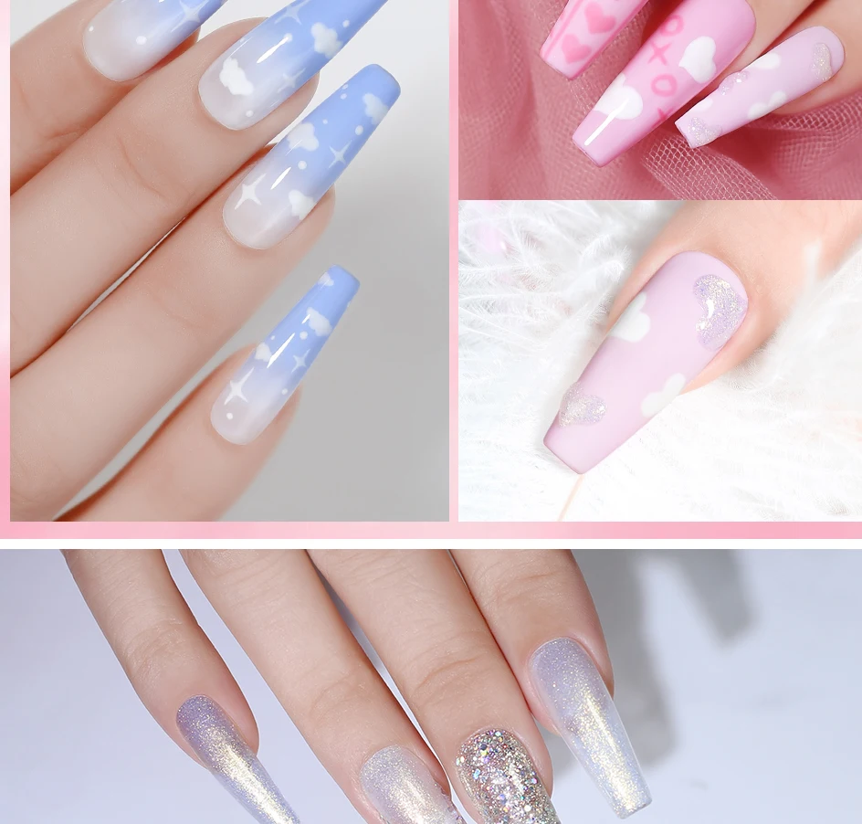 Arte Clavo 8ml HEMA TPO-freier Gel-Nagellack Nagelkunst Maniküre Semi-permanentes Gel UV-Hybridlacke Basis- und Top-Coat-Emaille Neu – Detail 10
