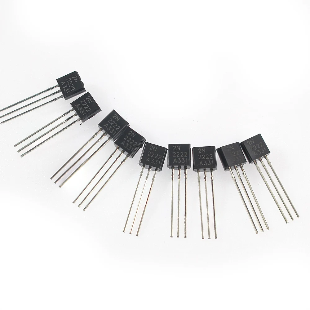 100pcs/set 2N2222 2N3904 2N3906 2N5401 2N5551 NPN PNP Transistor Assorted Kit TO-92 Transistors Set Electronics Kit