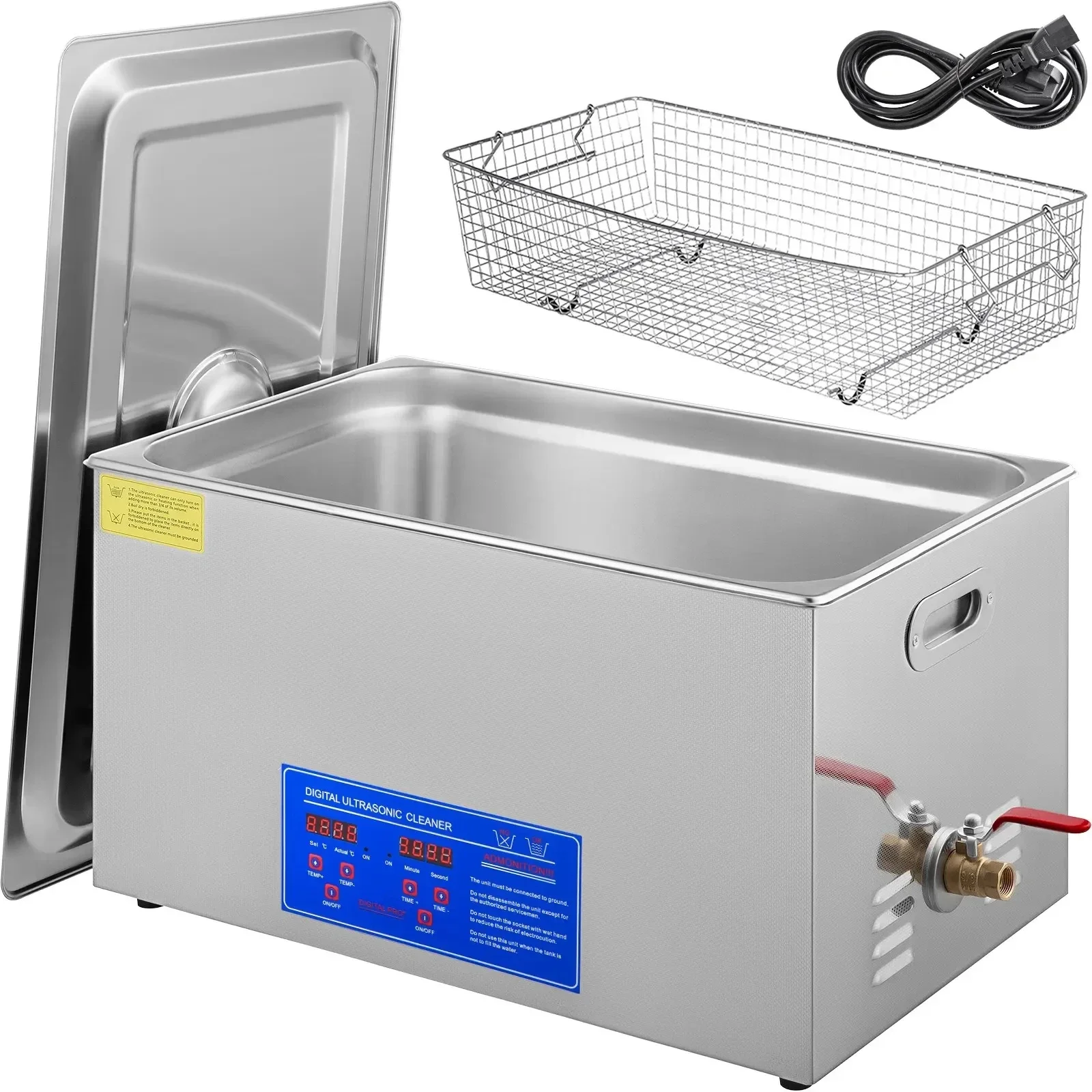 2L 3L 6L 10L 15L 22L 30L Ultrasonic Cleaning Machine with Digital Timer & Heater Professional Ultrasonic Jewelry Cleaner