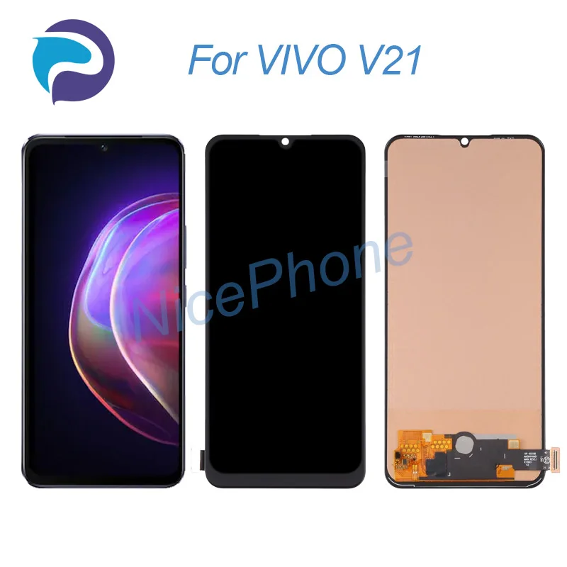 

for VIVO V21 LCD Display Touch Screen Digitizer Assembly Replacement 6.44" V2066, V2108 For VIVO V21 4G Screen Display LCD