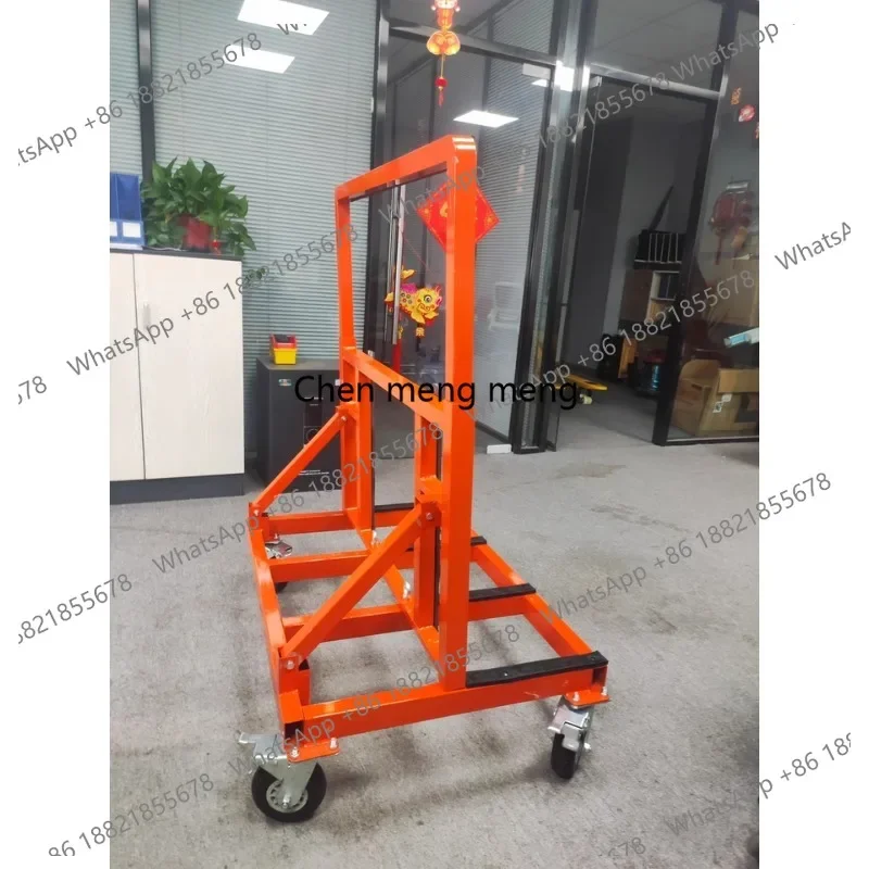 New arrive Glass Transport Trolley 800kg Load Capacity Stainless Steel Construction Four Wheel Foldable Design For Material Hand