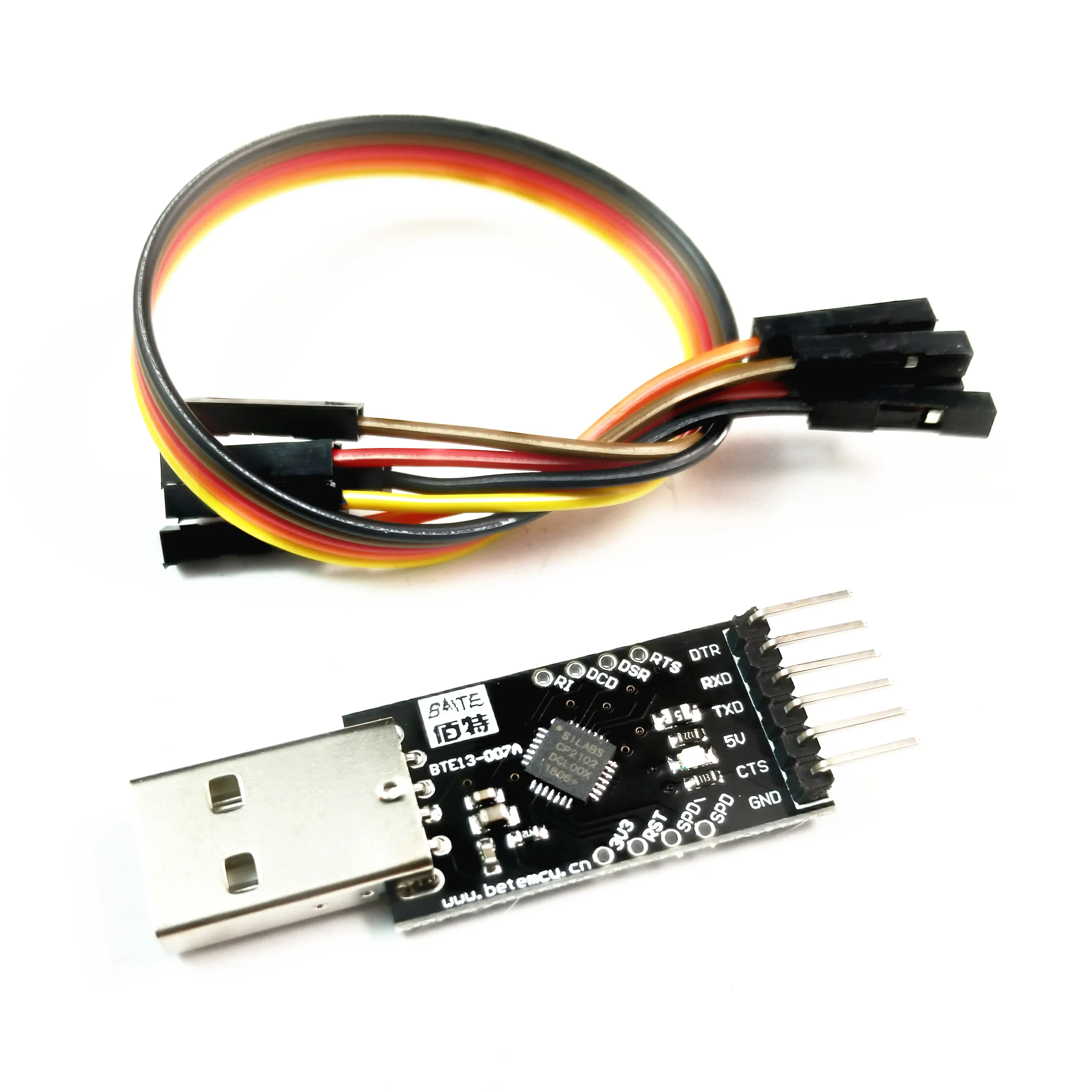 CH9102X USB 2.0 to TTL UART 6PIN Module Serial Converter Replace CP2102 For Arduino Pro Mini Atmega168/328 Must Use DTR Pin