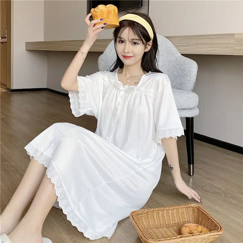 

Ночная рубашка без рукавов на подтяжках для женщин летом в корейском стиле, сексуальные и милые домашние женские пижамы, горячая одежда, одежда для сна Tоy Girl