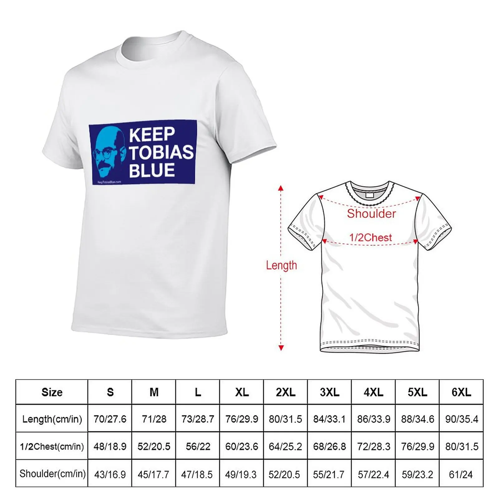 Keep Tobias Blue T-Shirt t shirts cotton 100% t shirts for man cotton soft T-Shirt
