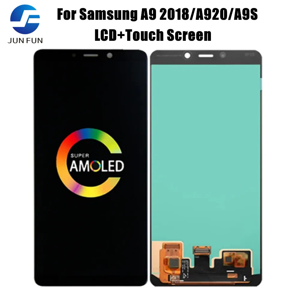 

Super AMOLED For Samsung Galaxy A9 2018 LCD A9s A9 Star Pro SM-A920F/DS LCD Display Touch Screen Digitizer for Samsung A920 lcd