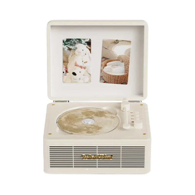 Retro series CD player, record player, retro CD album player, star chasing gift