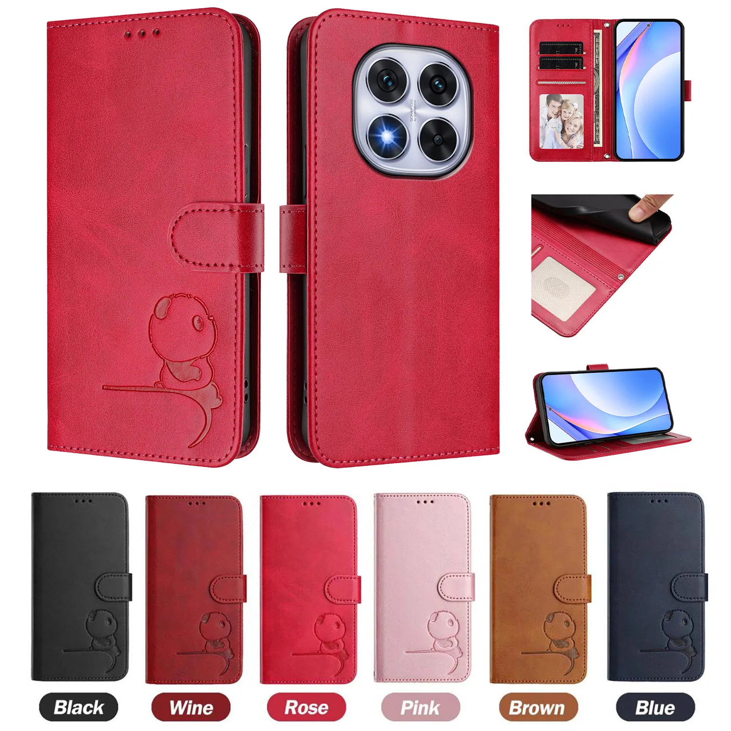 3D Bear Leather Pho… - image