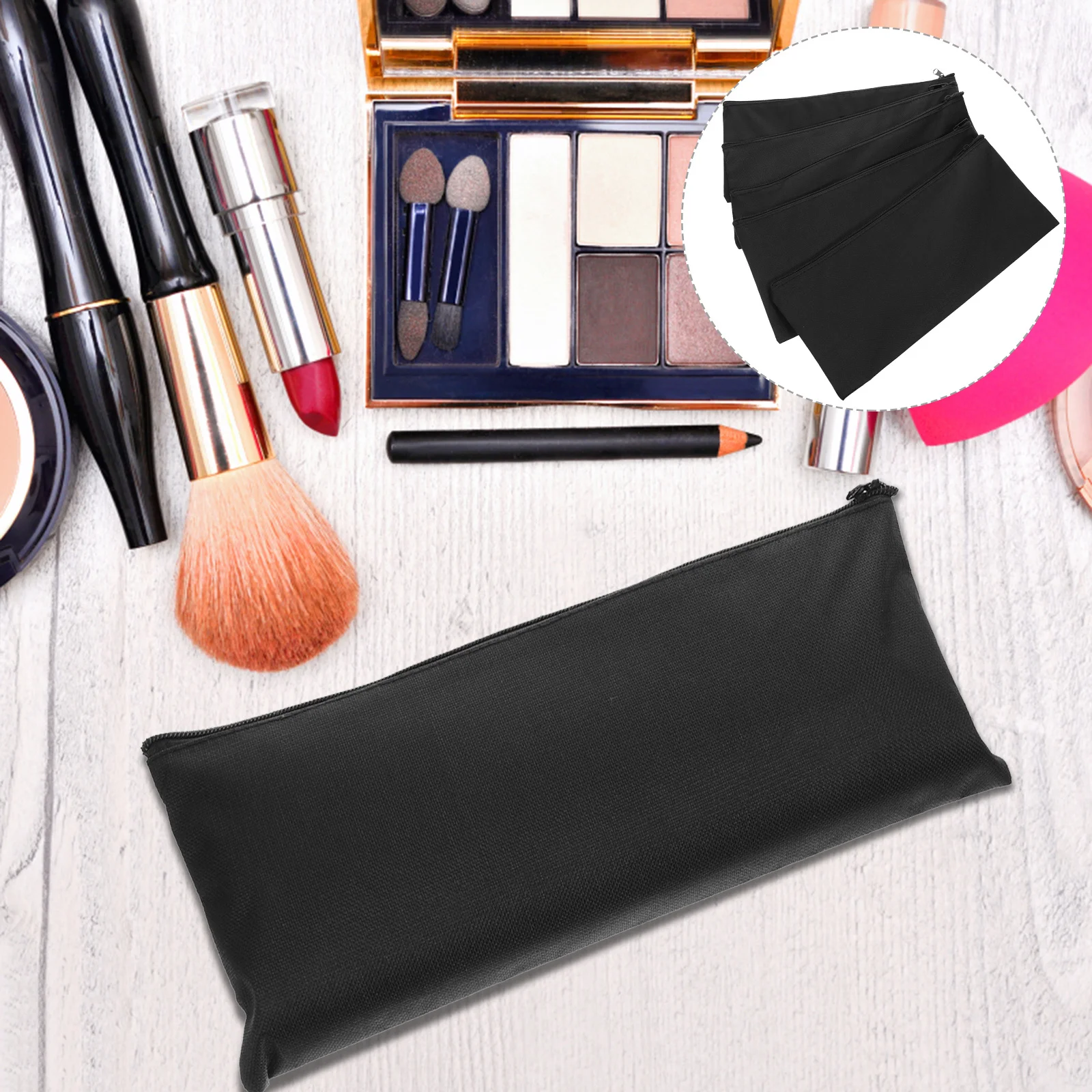 

5pcs Canvas Tool Bag Heavy Duty Small Pouch Organizer For Tools Storage Zipper Utility Bags Multi-Purpose Pouch For Hardware Art