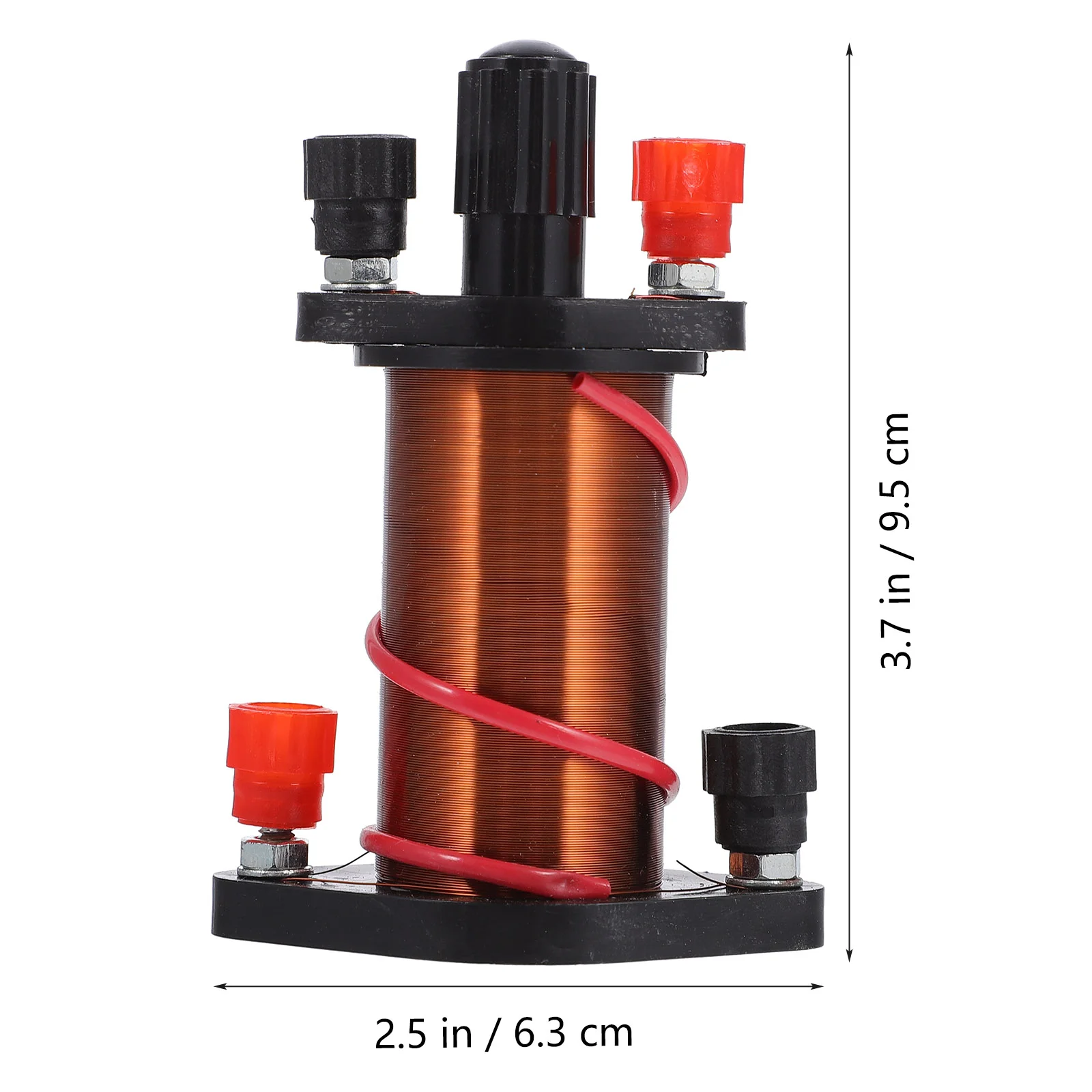 Inductor de bobina de inducción electromagnética, herramienta de física de solenoide de enseñanza Experimental monocapa