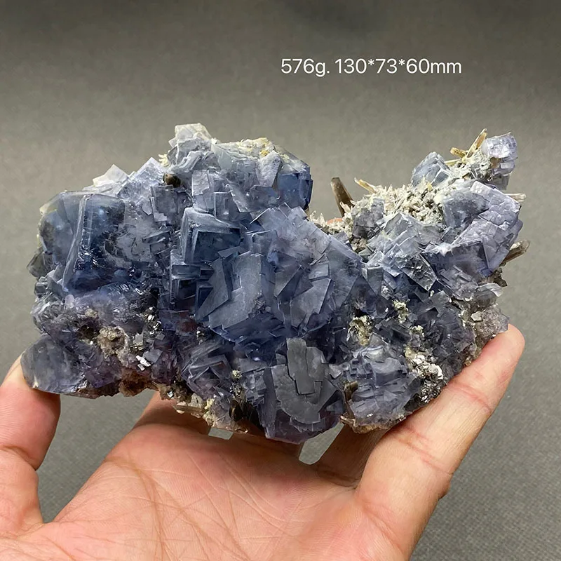 

100% Natural China Hunan Yaogangxian Fluorite Crystal Rough Stone Quartz Mineral Healing Crystal