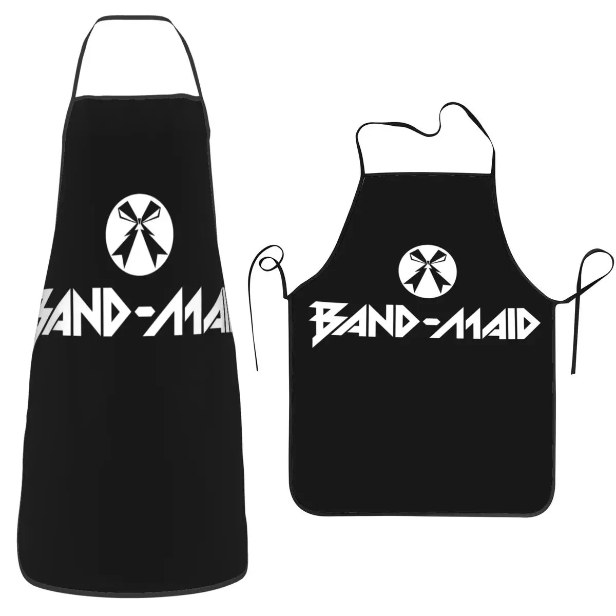 

Фартук Band Maid Japan Metal Rock для кухни и работы, водонепроницаемый, для мужчин и женщин, для рисования и уборки