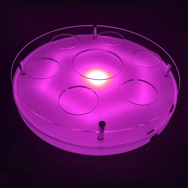 Best Selling Classic Acrylic Tray Wholesale Custom Printed Beverage Service Light Emitting Diode Tray