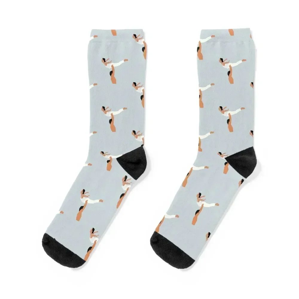 Dirty Dancing illustration Socks custom snow Socks Girl Men's