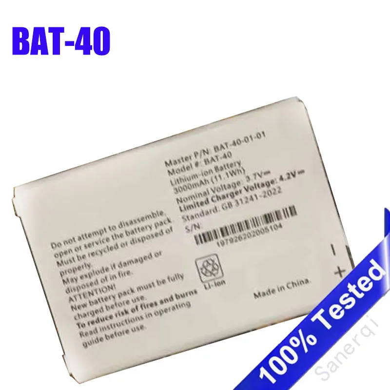 

100% high capacity 3000mAh BAT-40-010-1 Battery for BAT-40 Batteries + TOOLS