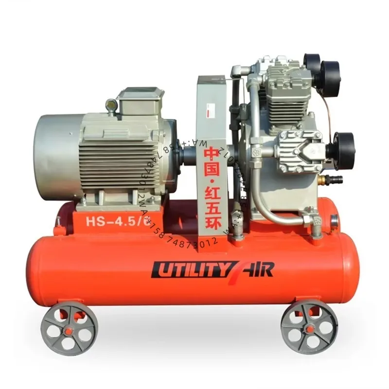 

Dminingwell Factory Wholesale HS-4.5/6C 4.5m3/min 6bar die sel Engine Direct Connection Piston air Compressor for Sale