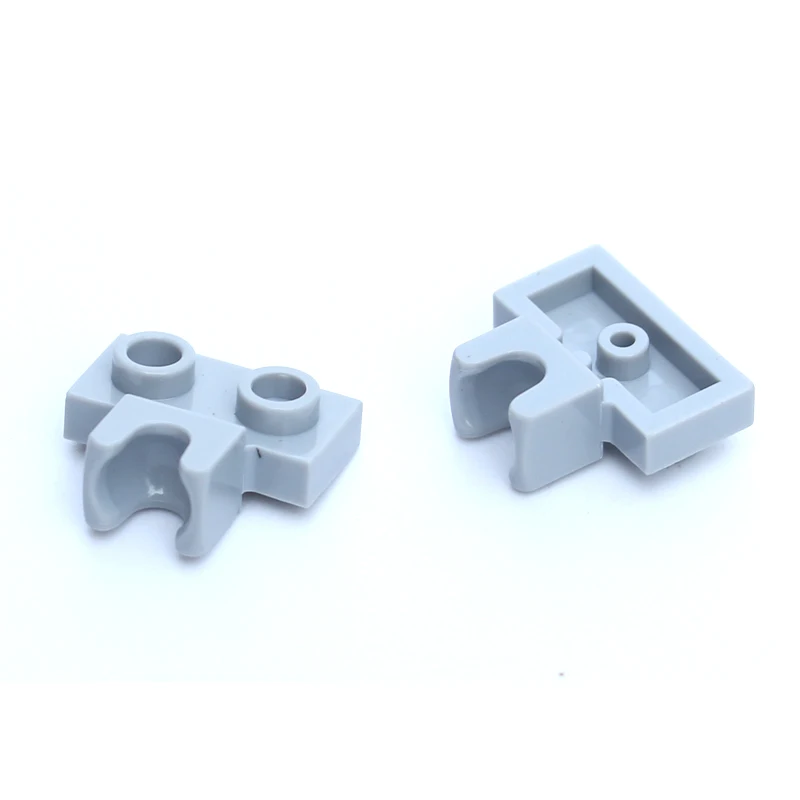 Rainbow Pig MOC Parts 14704 Plate Modified 1 x 2 with Small Tow Ball Socket on Side Compatible Brick Building Block Particle Toy