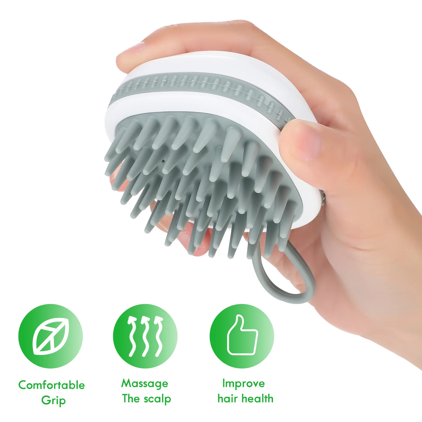 

6Pcs Scalp Massager Hairbrushes Dual-Purpose Shampoo Brushes Airbag Cushion Massage Scalp Exfoliator Cleaning Supplies Daily