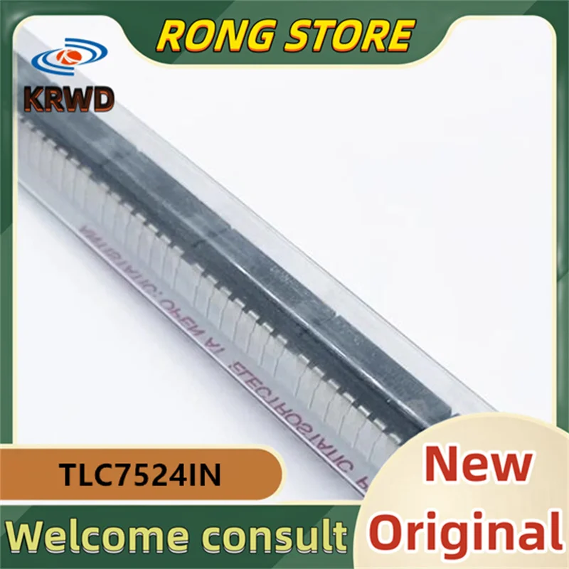 2PCS TLC7524IN New original TLC7524I 7524IN PDIP-16