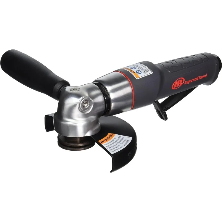 Amoladora angular de aire 345MAX, herramienta de corte, rueda de 5 ", 12.000 RPM, 0,88 HP, rosca de 5/8"-11, escape trasero