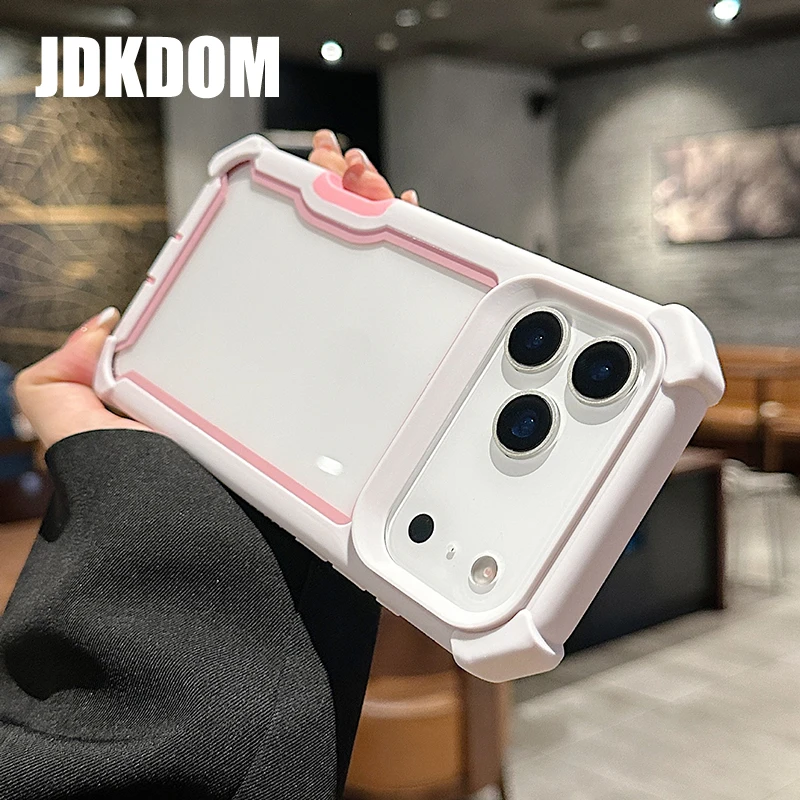 JDKDOM حافظة لهاتف آيفون 17 Air 16 15 14 13 12 11 Pro Max Cover لهاتف آيفون 16 15 14 Plus 16E #2