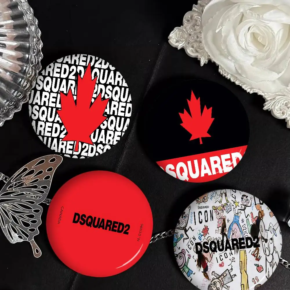 Fashion Brand D-Dsquared 58mm Cute Series Pins Funny Badge Interesting Cartoon Animals Brooches Backpack Clothes Gift Accessory