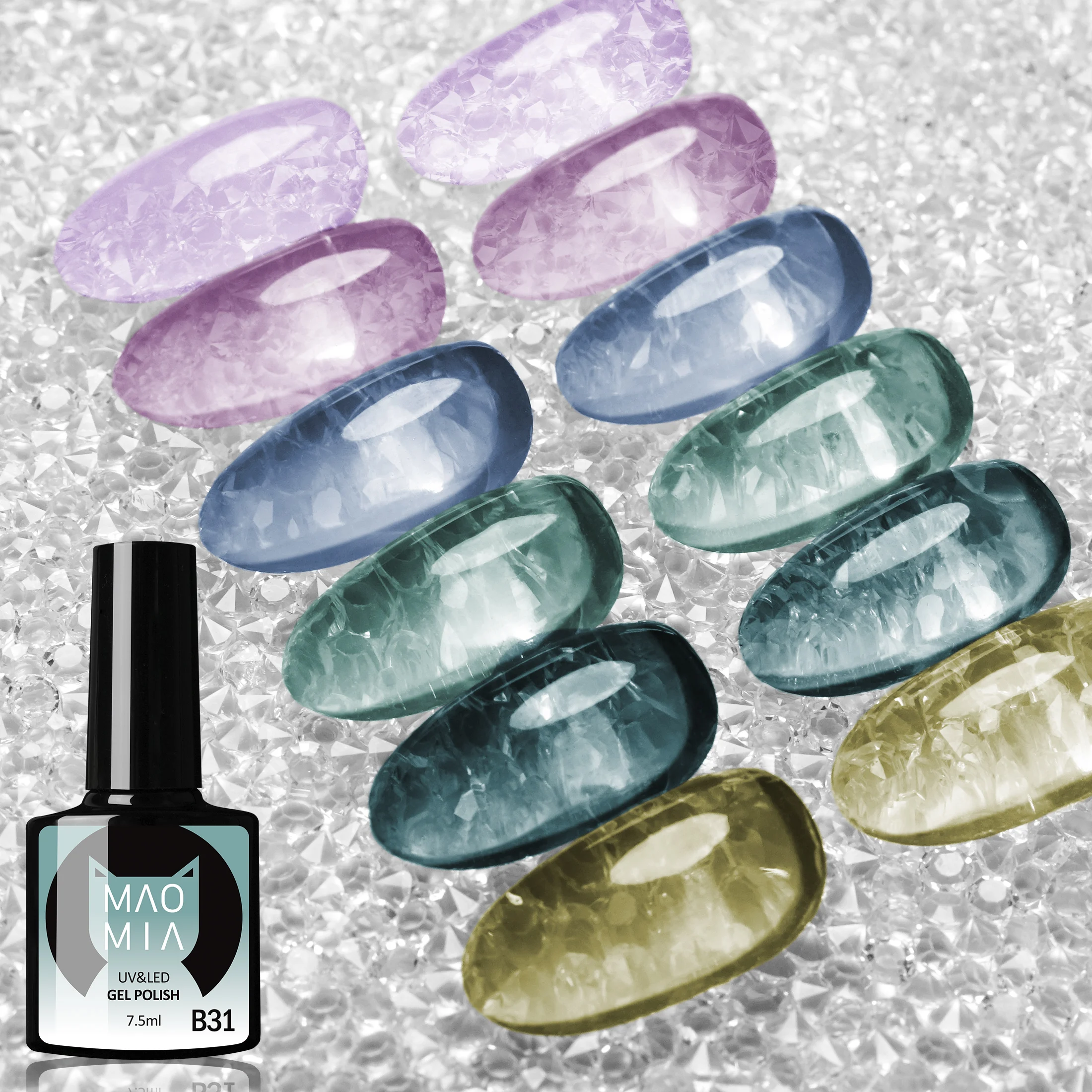 7.5ml Art Nail vernice Manicure Gel per unghie a lunga durata Jelly Gel smalto per unghie Semi permanente Top Coat Soak Off Gel UV LED