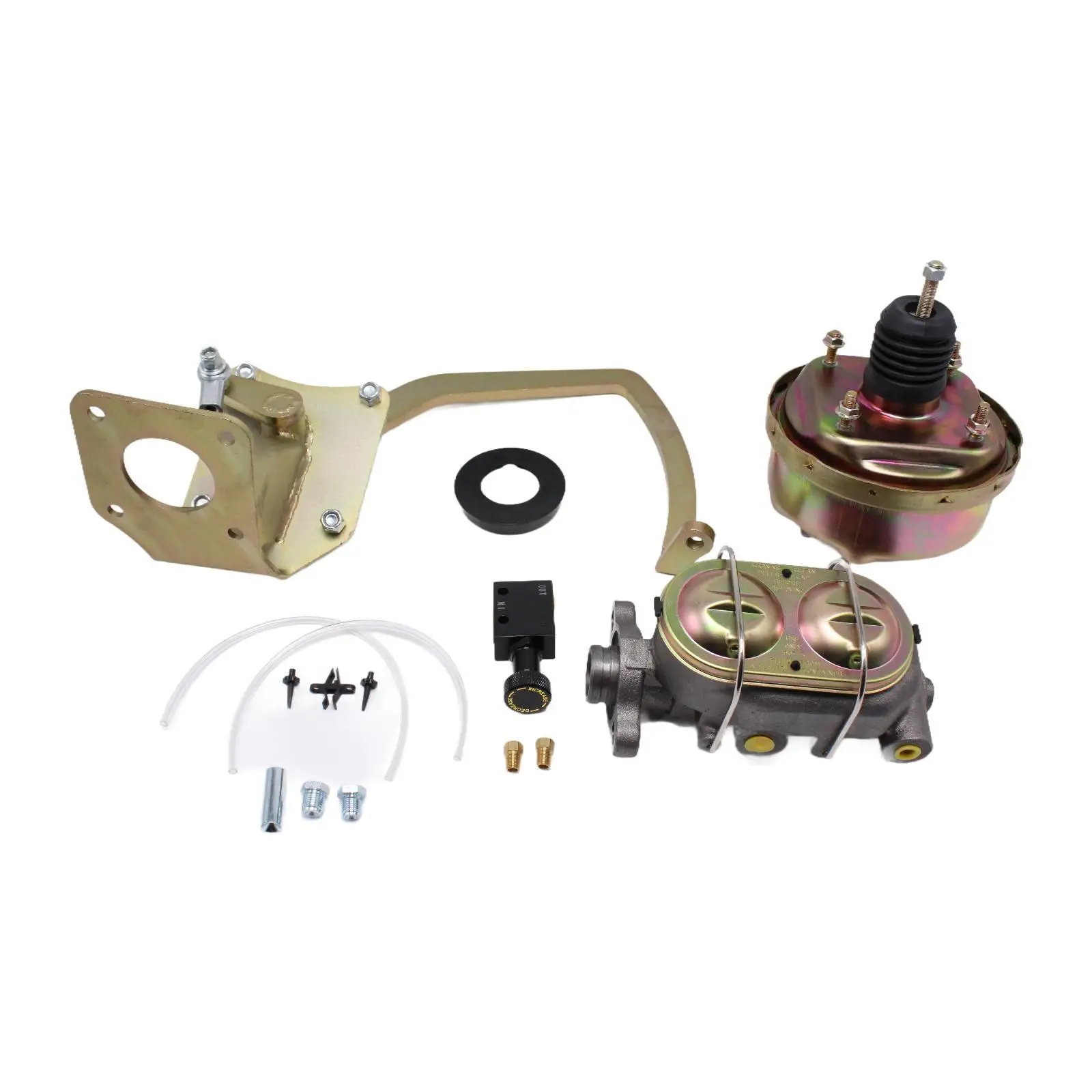 

7" Power Brake Booster Replacement Easy Installation Master Cylinder for 1935-1940 Vehicle Truck Car Accessory