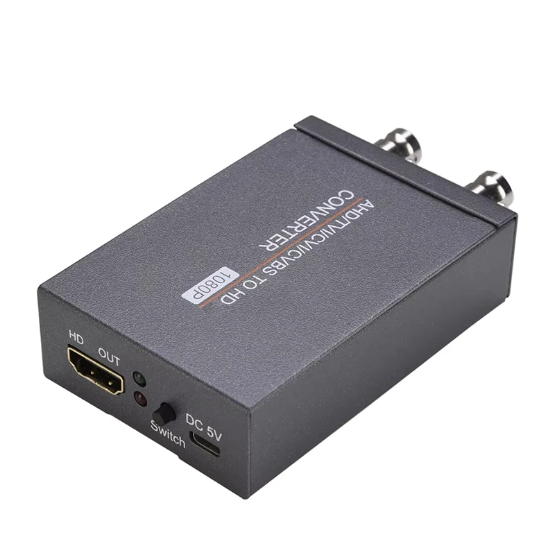 

AHD/TVI/CVI/CVBS To -Compatible Adapter 3MP/4MP/5MP/8MP 720P/1080P 60HZ Full HD Camera Signal Converter