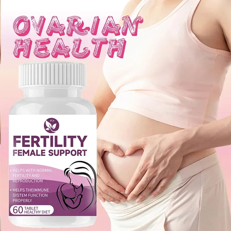Fertilidad femenina de 60 cápsulas: ginseng rojo, angélica sinensis, ginseng: ayuda a la fertilidad normal y la operación del sistema inmunológico