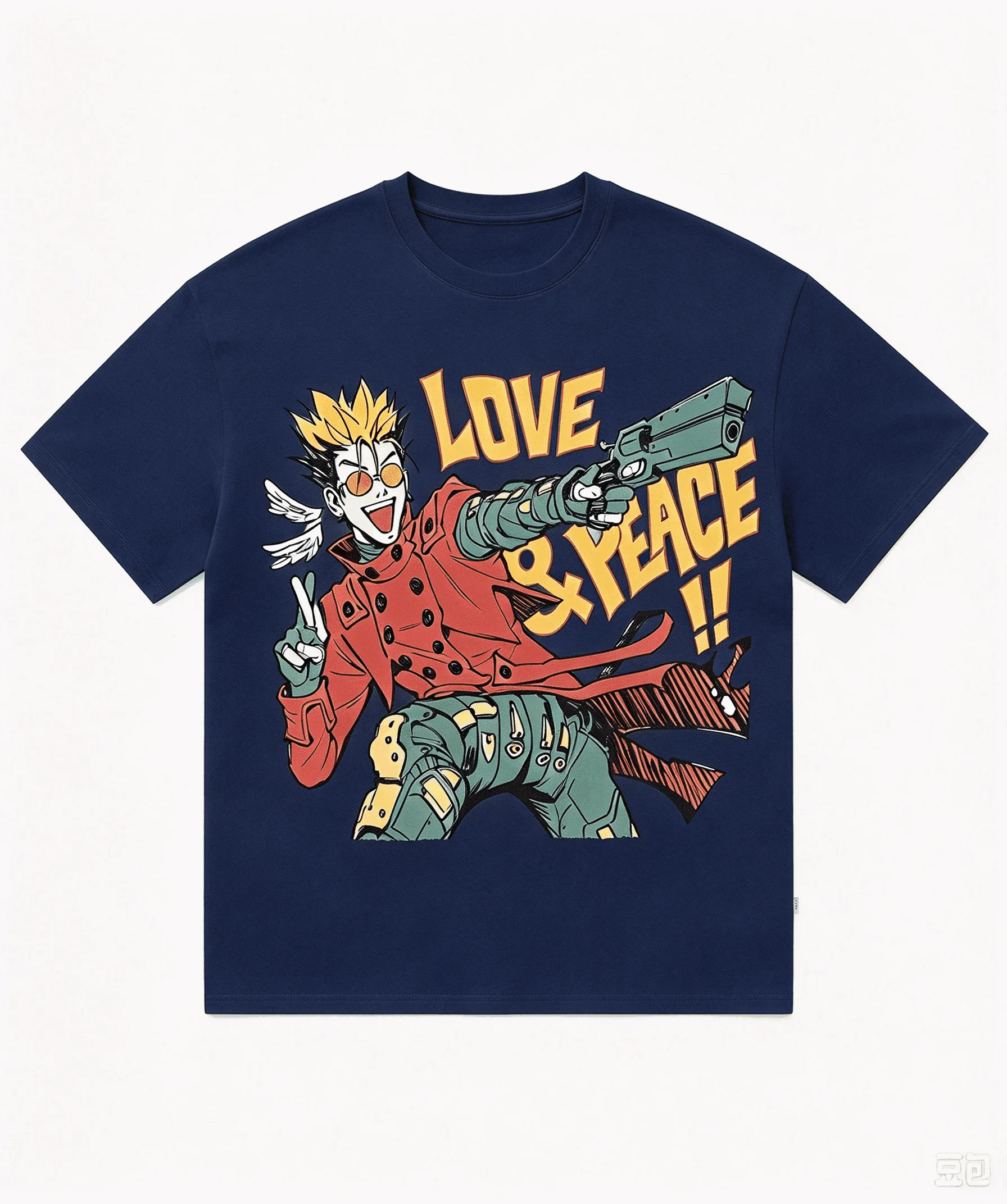 Trigun Vintage T-shirt Unisex Singer Cotton Men T Shirt New Tee Oversized Unisex Streetwear Trendy Cotton for Men Women Fashion