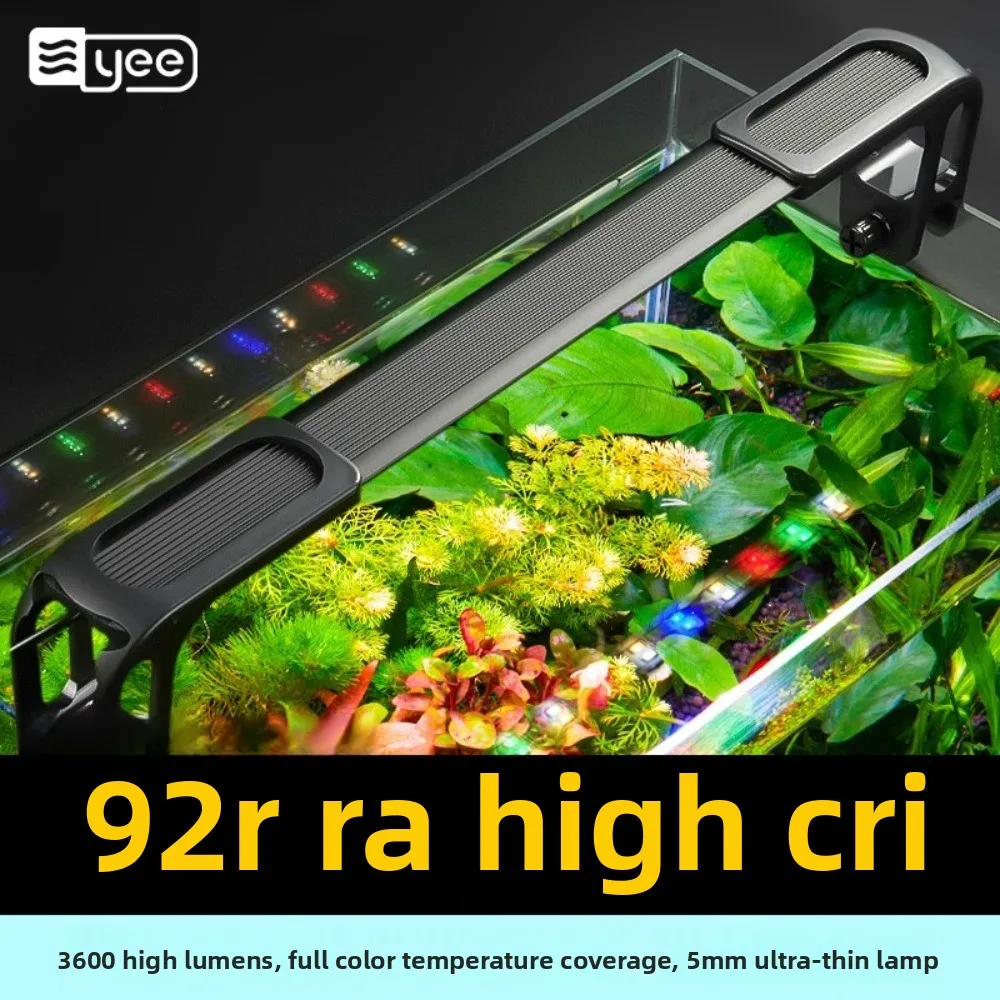 

LED Aquarium Light Full Spectrum 2700K,6500K,11000K LED Fish Tank Light with Brackets,RGBW LED, Bar for Ornamental Fish,12-79cm