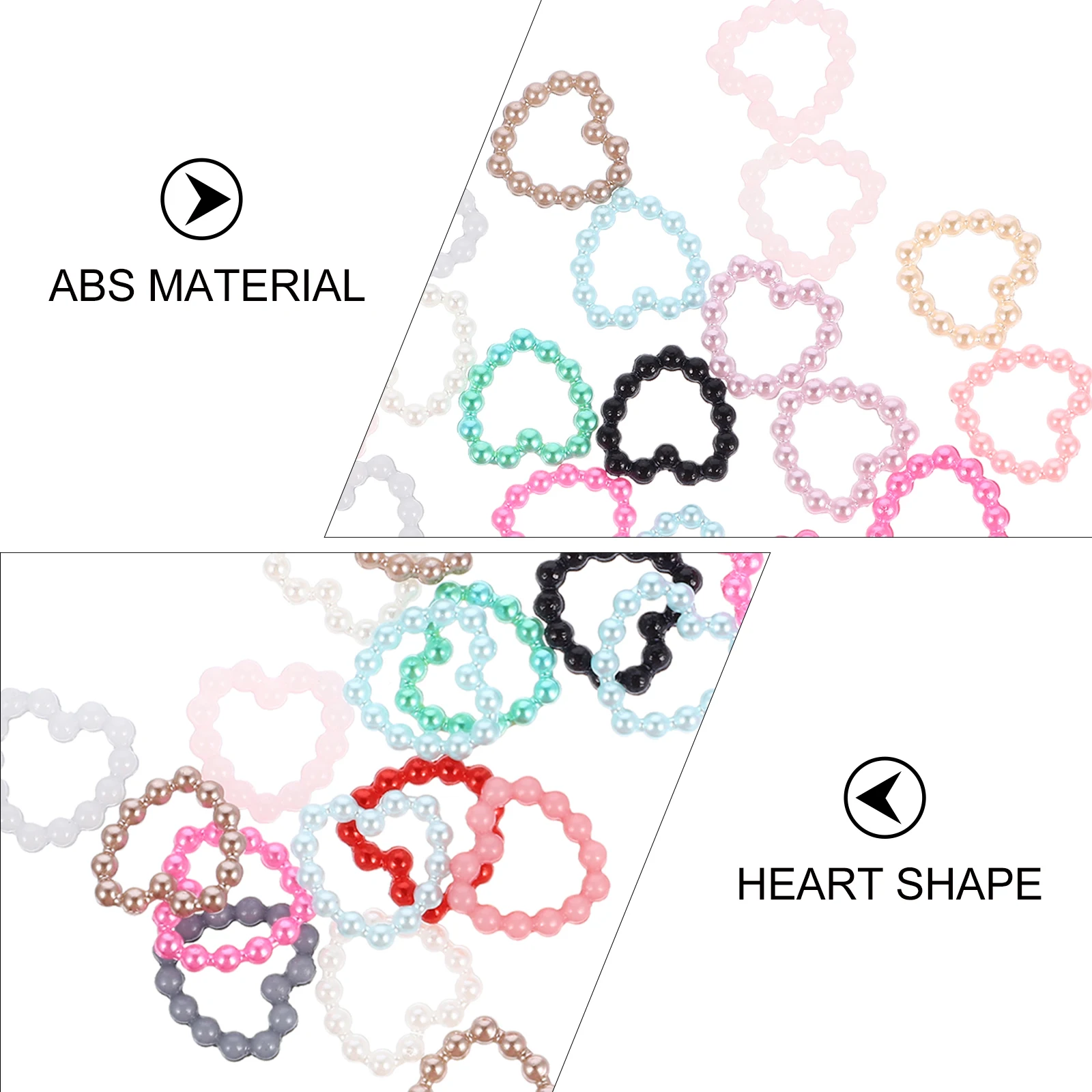 

Pearl Nail Art Decor Creative ABS DIY Gems for Natural Artificial Nails Manicure Supplies Women Home Use Nail Art