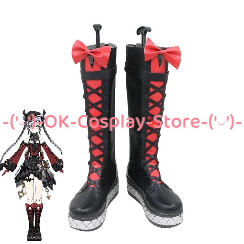 

Witch M Andersdotter Cosplay Shoes Genshin Impact Cosplay Props PU Leather Shoes Halloween Carnival Boots Custom Made